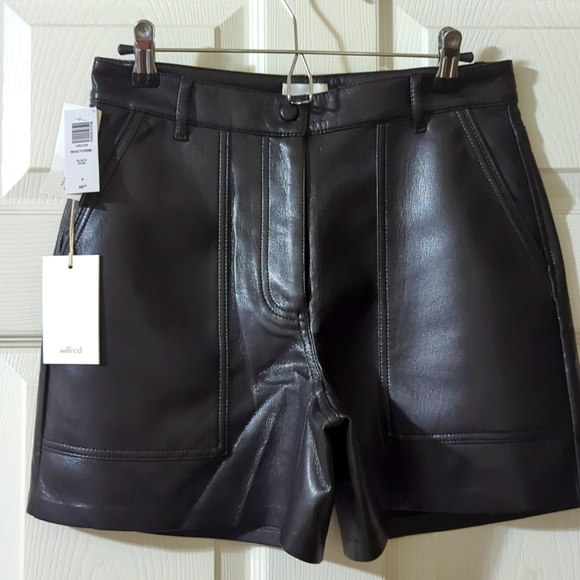Butter soft utility leather shorts - Picture 5 of 6